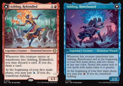 Ashling, Rekindled // Ashling, Rimebound (foil)