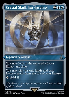 Crystal Skull, Isu Spyglass (etched foil)