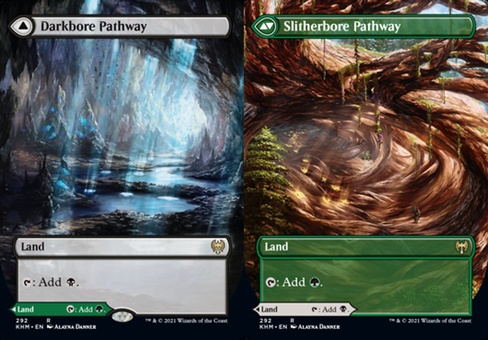 Darkbore Pathway // Slitherbore Pathway (borderless)