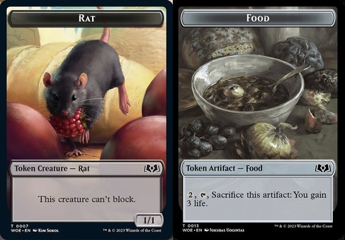 Rat // Food #13 (token foil)