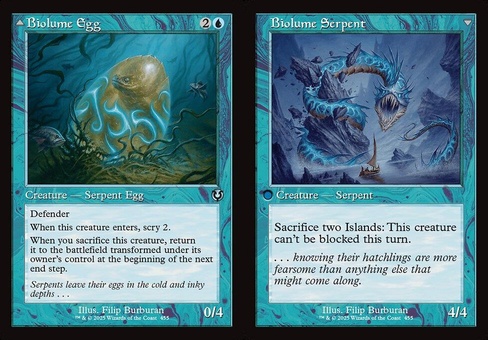 Biolume Egg // Biolume Serpent (retro)