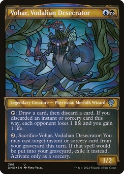 Vohar, Vodalian Desecrator (showcase textured foil)