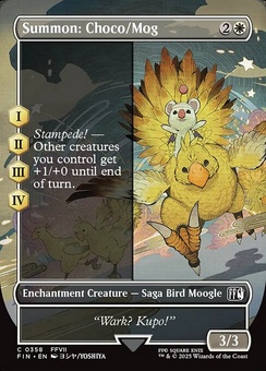 Summon: Choco/Mog (borderless foil)