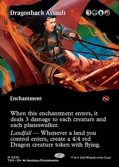 Dragonback Assault (borderless foil)