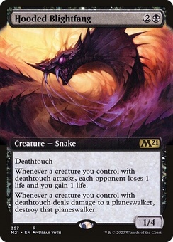 Hooded Blightfang (extended art)