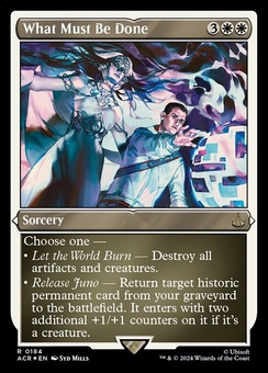 What Must Be Done (etched foil)