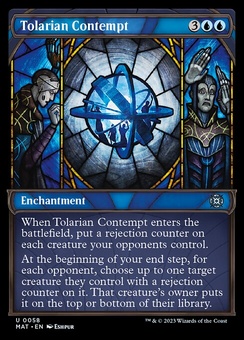 Tolarian Contempt (showcase foil)