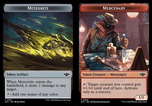 Meteorite // Mercenary (token foil)
