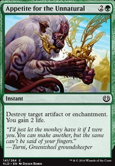 Appetite for the Unnatural