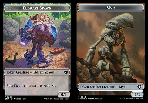 Eldrazi Spawn // Myr (token)