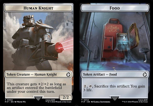 Human Knight // Food #14 (token)