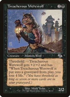 Treacherous Werewolf (JUD mystery booster)