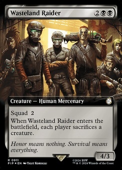 Wasteland Raider (extended art surge foil)