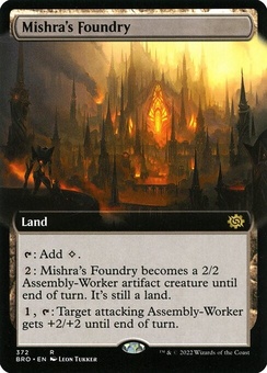 Mishra's Foundry (extended art)