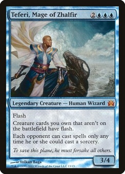 Teferi, Mage of Zhalfir (V11 GD foil)