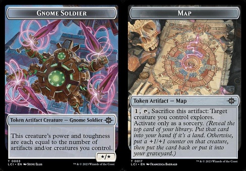 Gnome Soldier // Map (token foil)