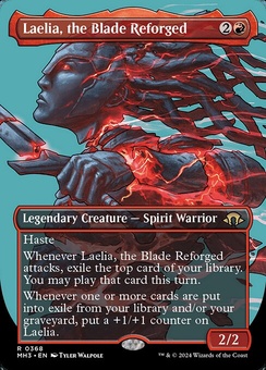 Laelia, the Blade Reforged (borderless foil)