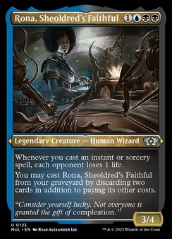 Rona, Sheoldred's Faithful (etched foil)