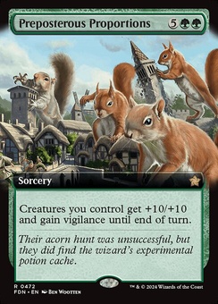 Preposterous Proportions (extended art)