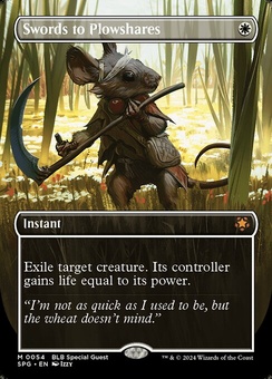 Swords to Plowshares (borderless foil)