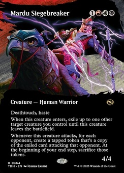 Mardu Siegebreaker (borderless showcase foil)