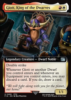 Giott, King of the Dwarves (extended art)