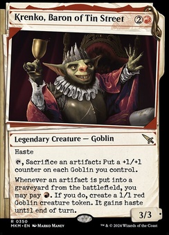 Krenko, Baron of Tin Street (showcase foil)