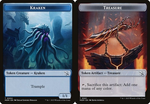 Kraken // Treasure #21 (token - foil)