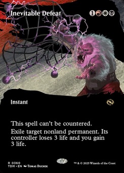 Inevitable Defeat (borderless showcase foil)