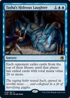 Tasha's Hideous Laughter (promo pack stamp)