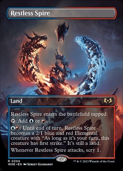 Restless Spire (borderless foil)