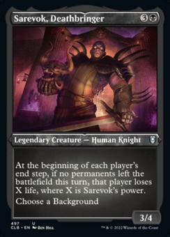Sarevok, Deathbringer (etched foil)