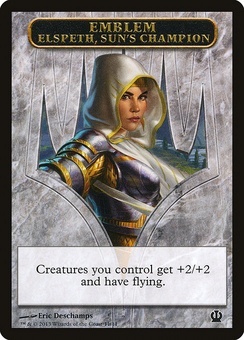 Elspeth, Sun's Champion Emblem (token)