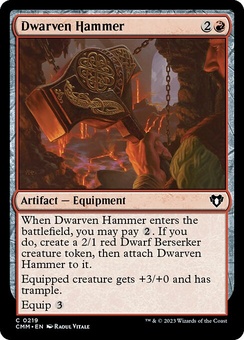 Dwarven Hammer (foil)