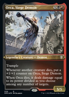 Orca, Siege Demon (etched foil)