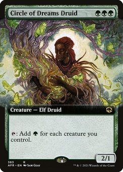 Circle of Dreams Druid (extended art)