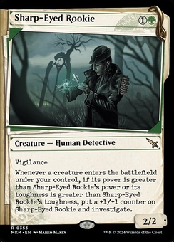 Sharp-Eyed Rookie (showcase foil)