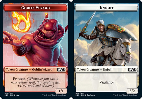Knight // Goblin Wizard (foil)