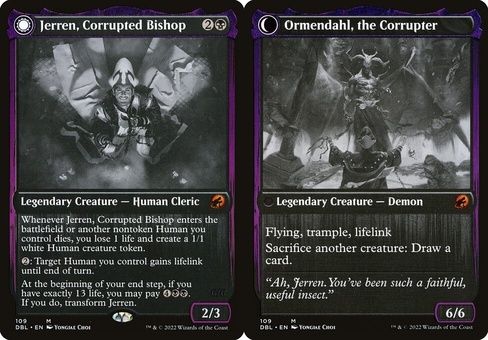Jerren, Corrupted Bishop // Ormendahl, the Corrupter