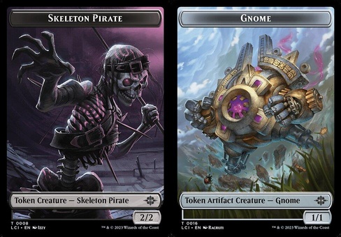 Skeleton Pirate // Gnome (token foil)