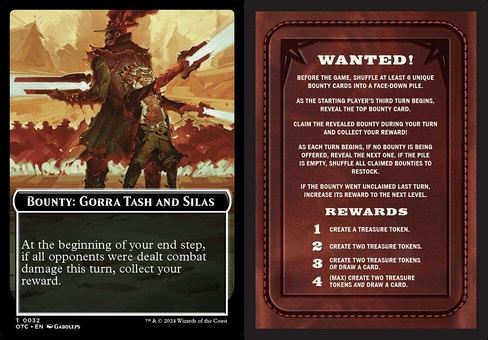 Bounty: Gorra Tash and Silas // Wanted! (token)