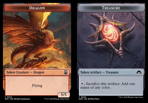 Dragon // Treasure (token)