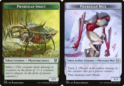 Phyrexian Insect // Phyrexian Mite #11 (token)