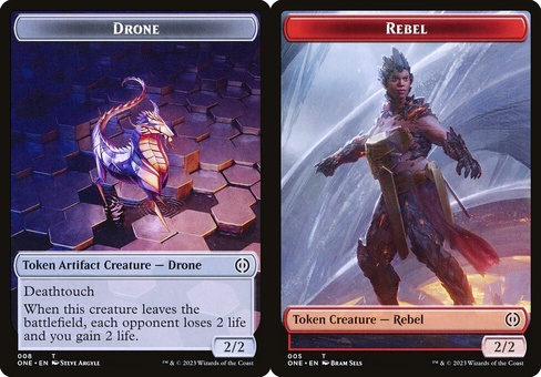 Drone // Rebel (token foil)