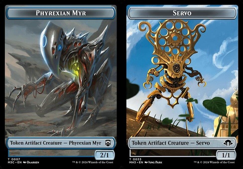 Phyrexian Myr // Servo (token)