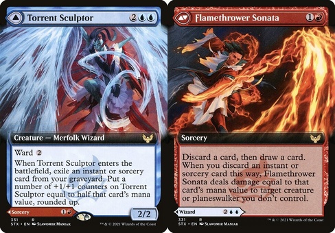 Torrent Sculptor // Flamethrower Sonata (extended art)