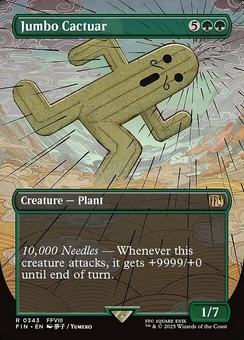 Jumbo Cactuar (borderless)
