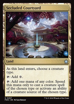 Secluded Courtyard (foil)