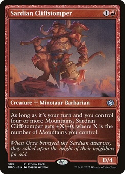Sardian Cliffstomper (promopack)