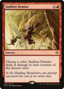 Sudden Demise (E01 mystery booster)